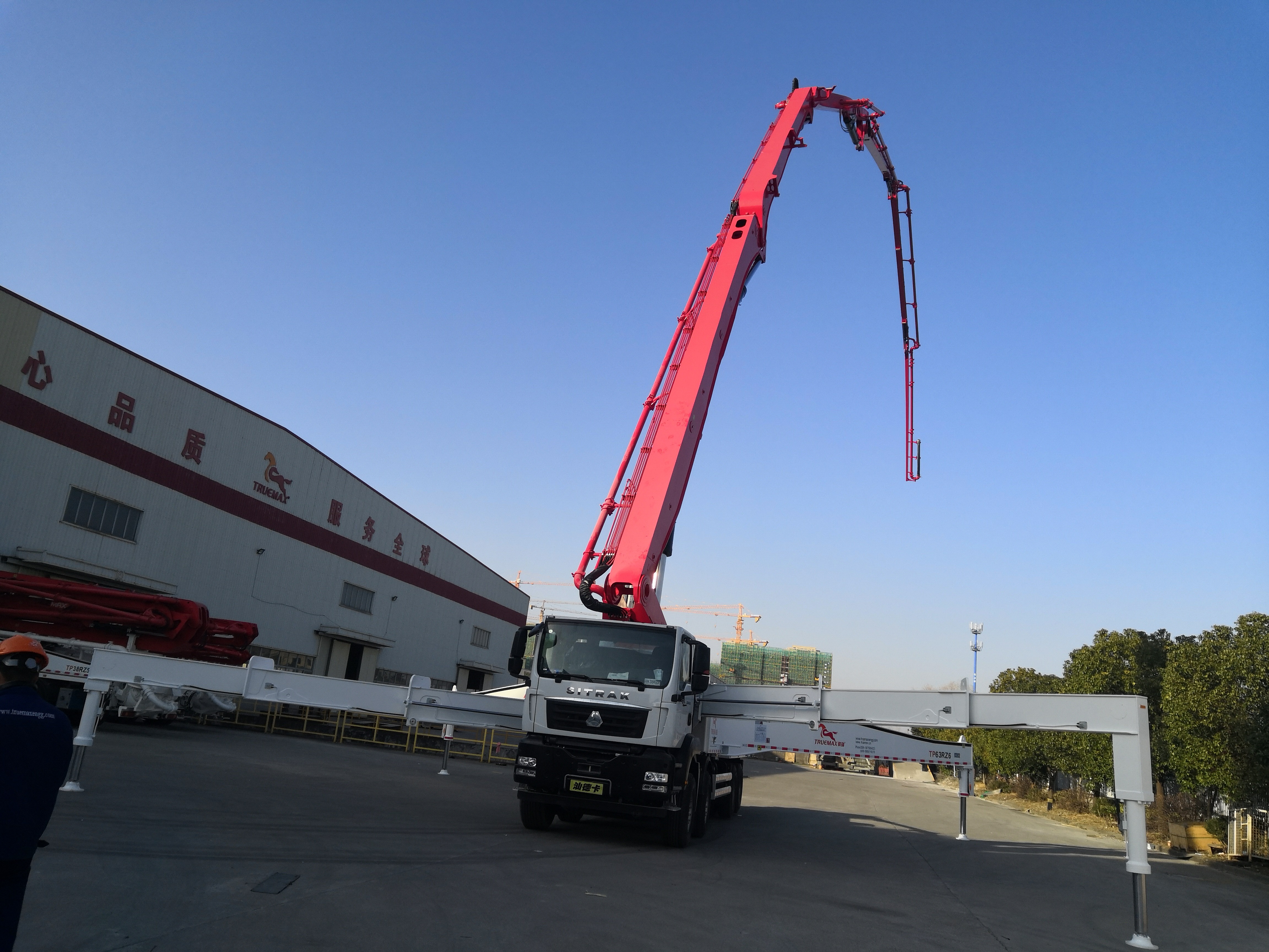 63米混凝土泵車 63米混凝土泵車